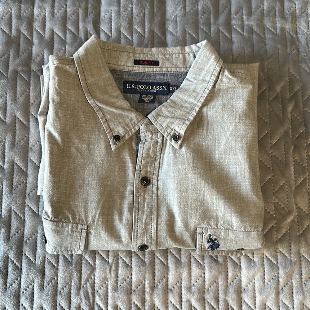 NWT US Polo Assn long sleeve button up dress shirt